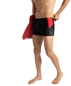 Men's Endurance 10 Dive Aquashort - Black & Fed Red