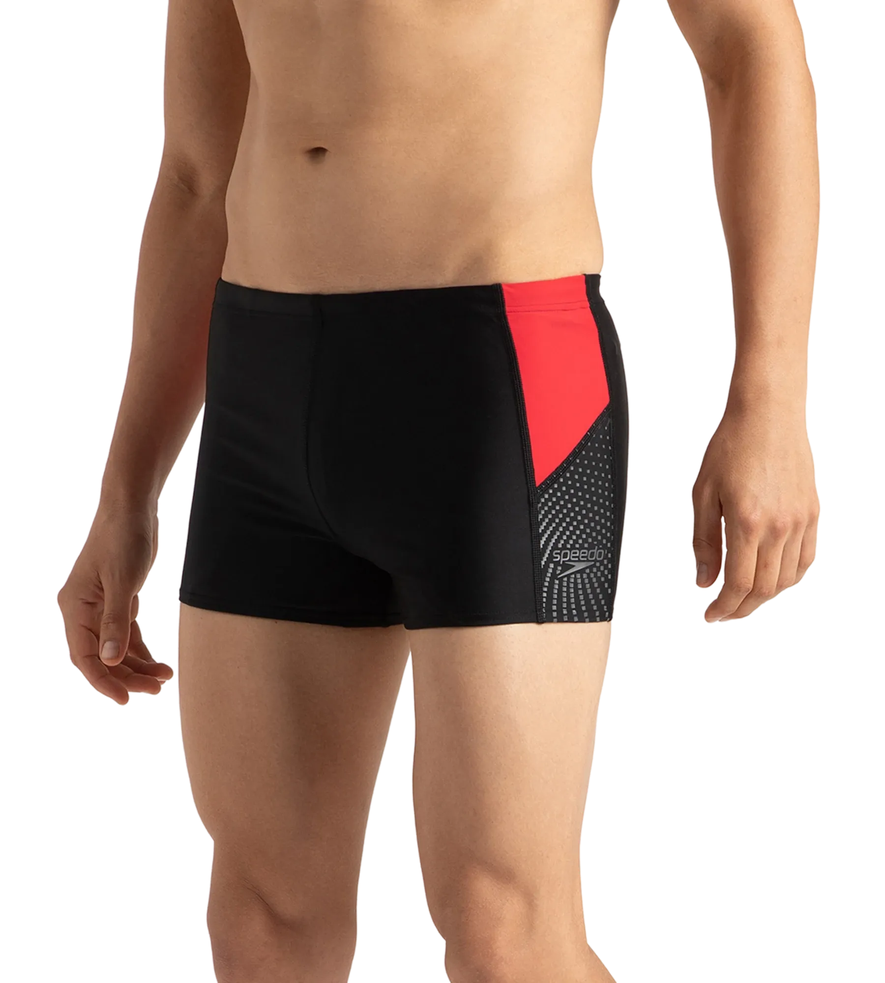 Men's Endurance 10 Dive Aquashort - Black & Fed Red - Image 3