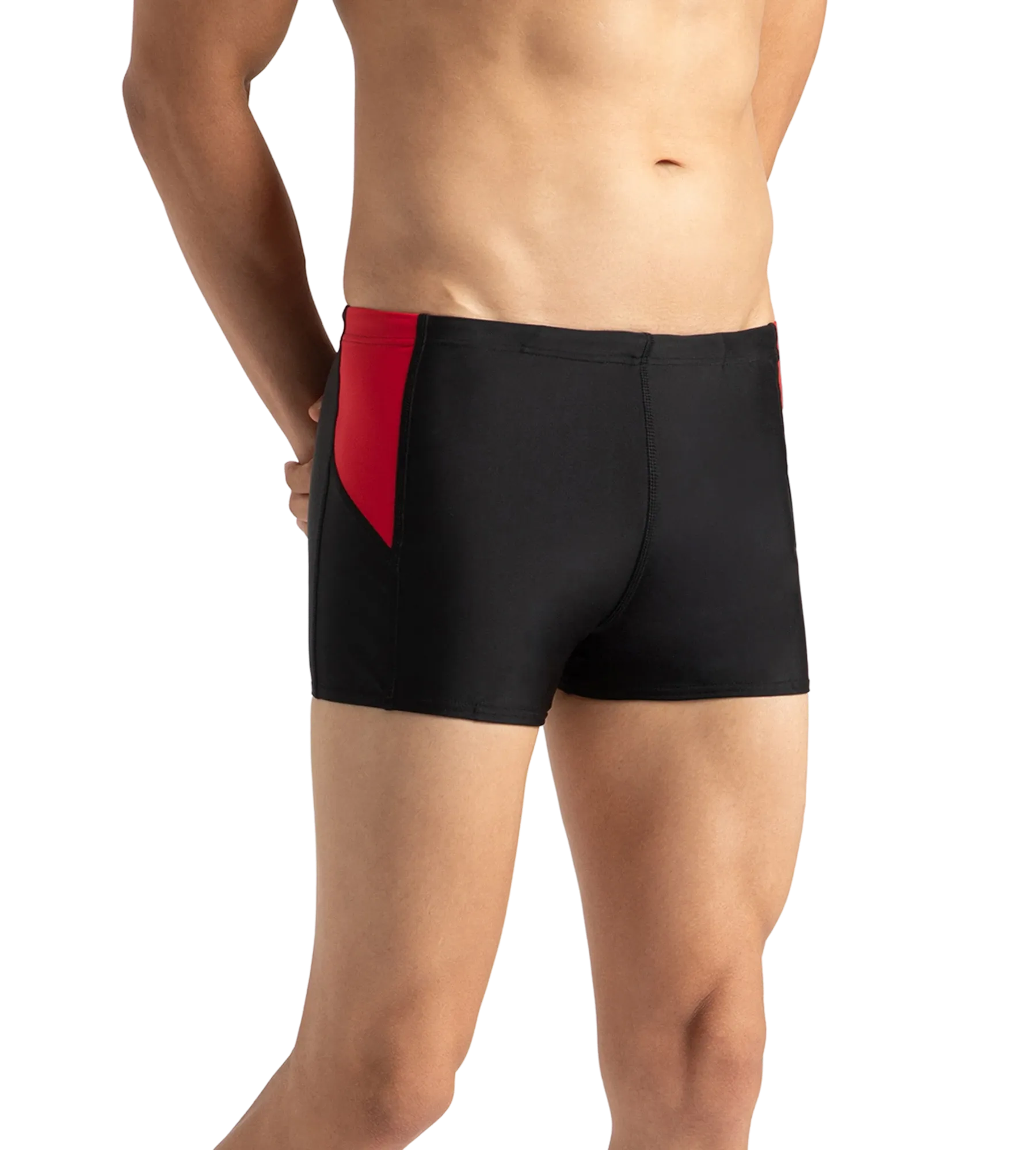 Men's Endurance 10 Dive Aquashort - Black & Fed Red - Image 4