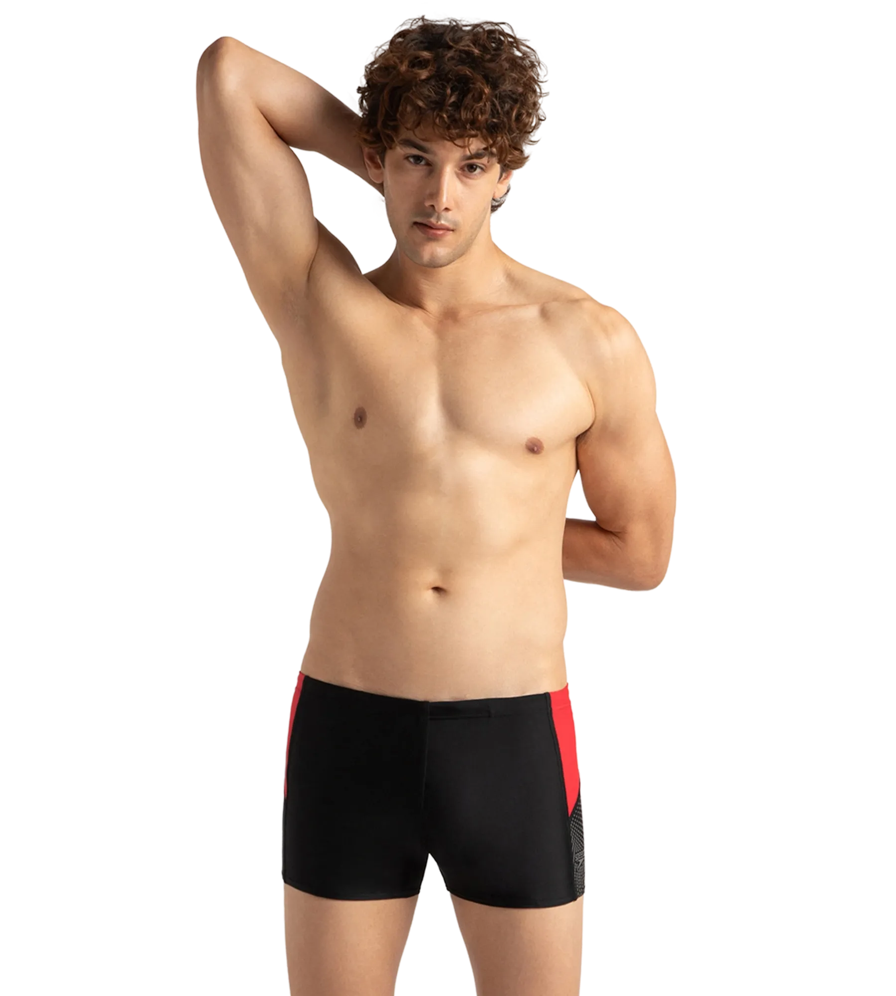 Men's Endurance 10 Dive Aquashort - Black & Fed Red - Image 6
