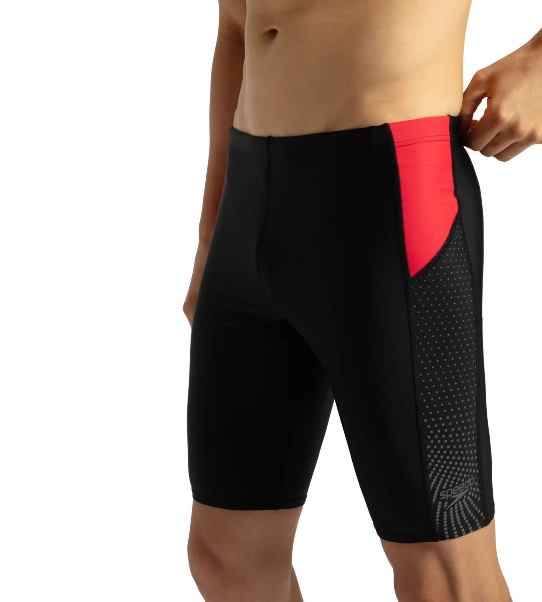 Men's Endurance 10 Dive Jammer - Black & Fed Red