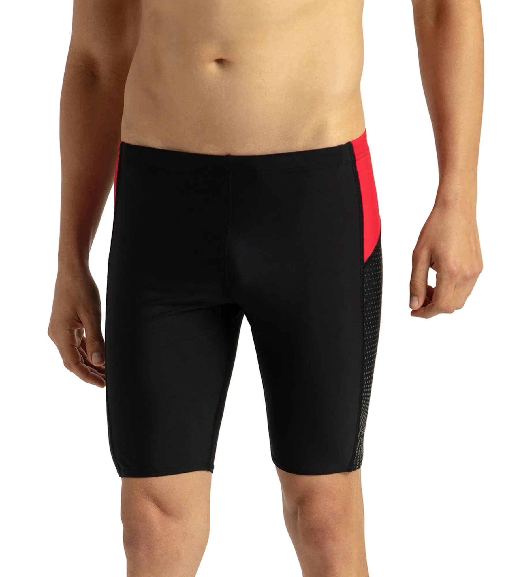 Men's Endurance 10 Dive Jammer - Black & Fed Red - Image 3