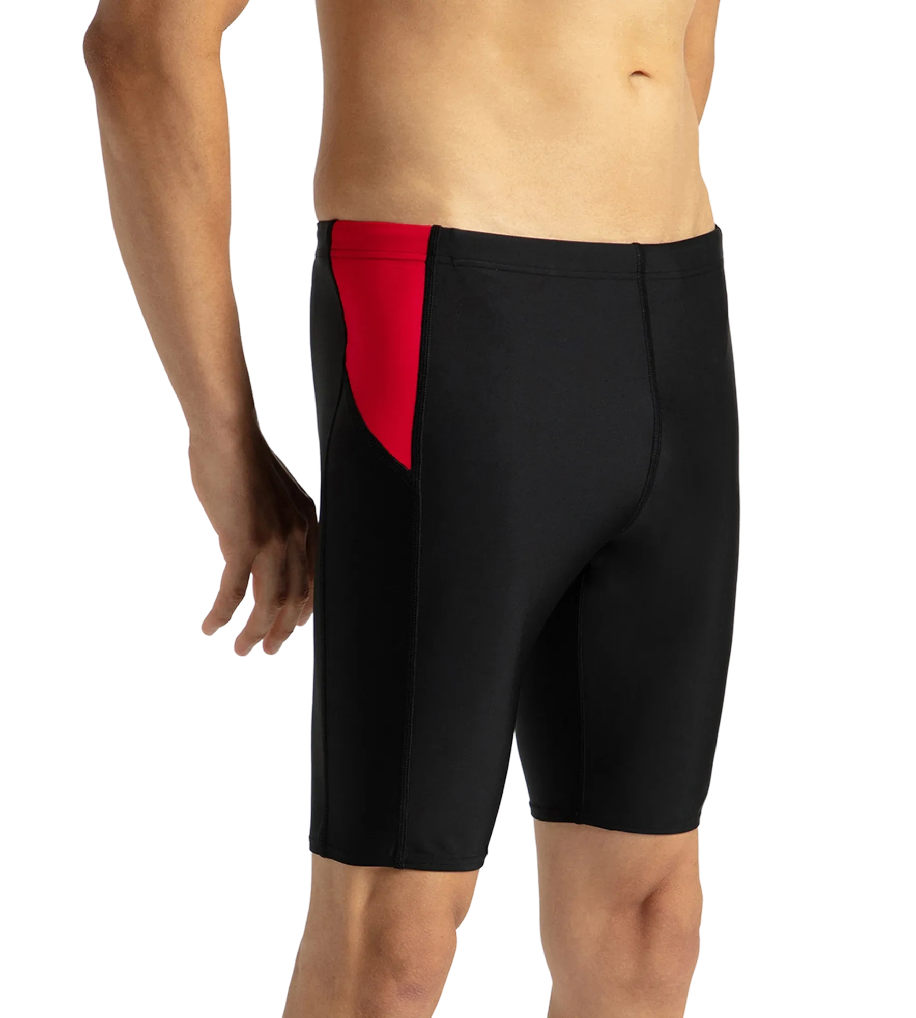 Men's Endurance 10 Dive Jammer - Black & Fed Red - Image 4