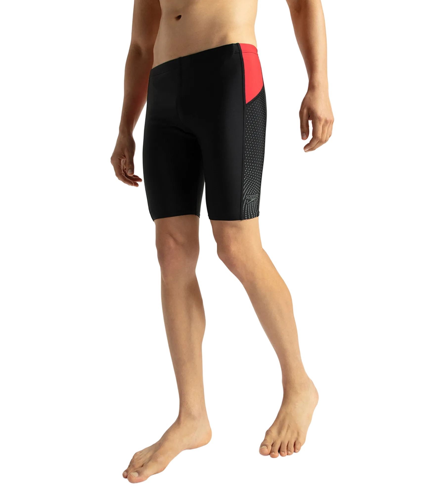 Men's Endurance 10 Dive Jammer - Black & Fed Red - Image 8