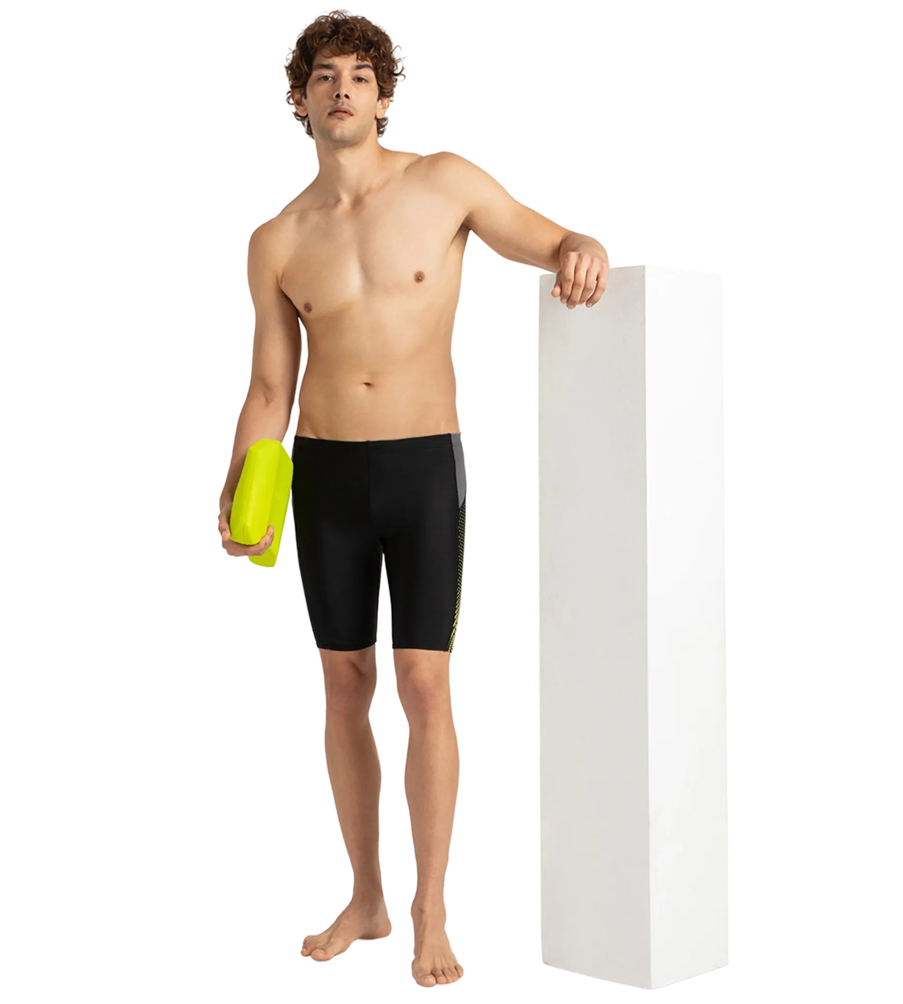 Men's Endurance 10 Dive Jammer - Black & Dove Grey - Image 7