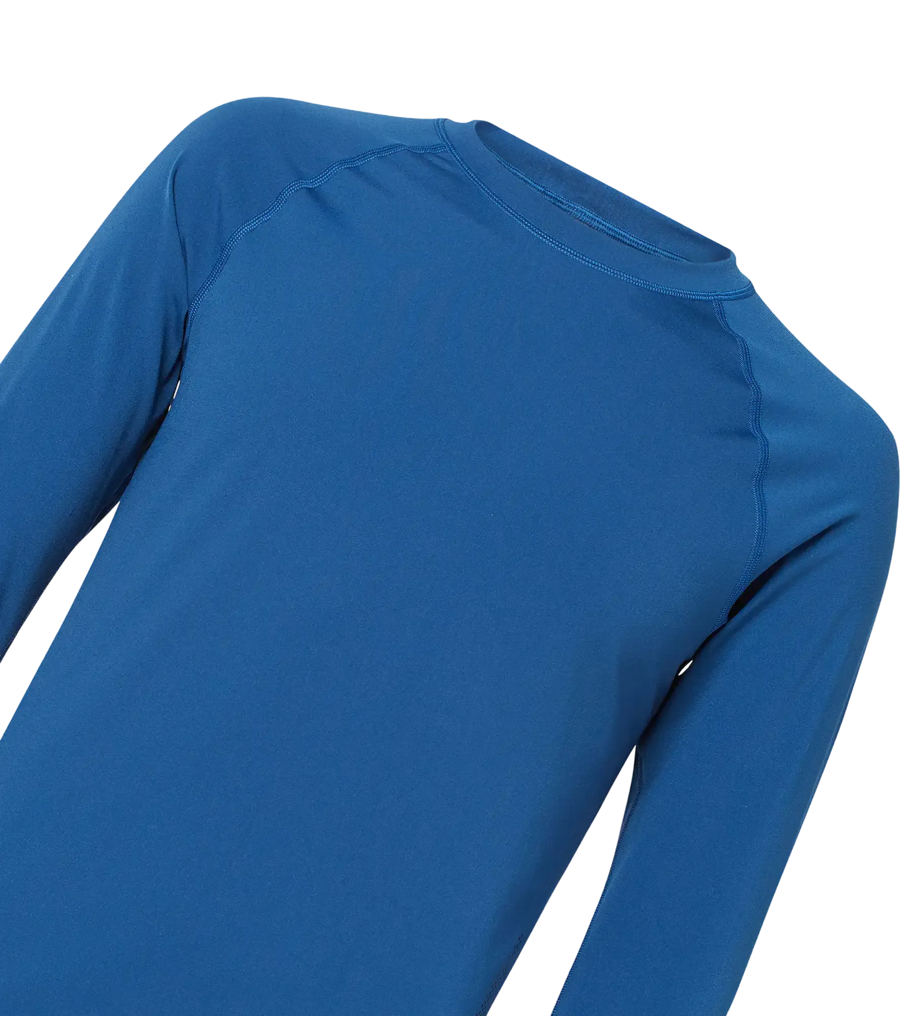 Men's Endurance+ Long Sleeve Performance Suntop - Aegean Denim & True Navy - Image 11