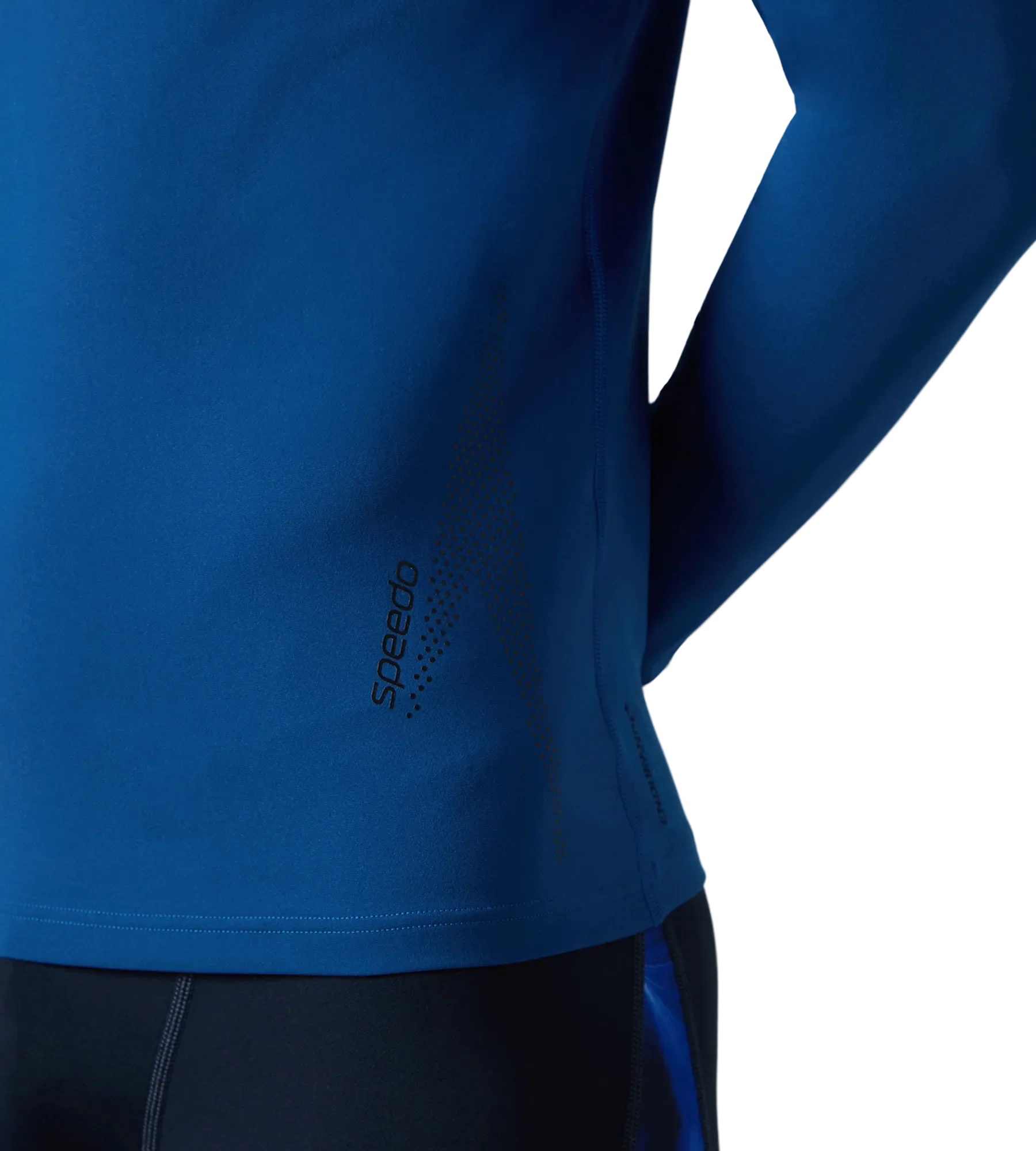 Men's Endurance+ Long Sleeve Performance Suntop - Aegean Denim & True Navy - Image 8