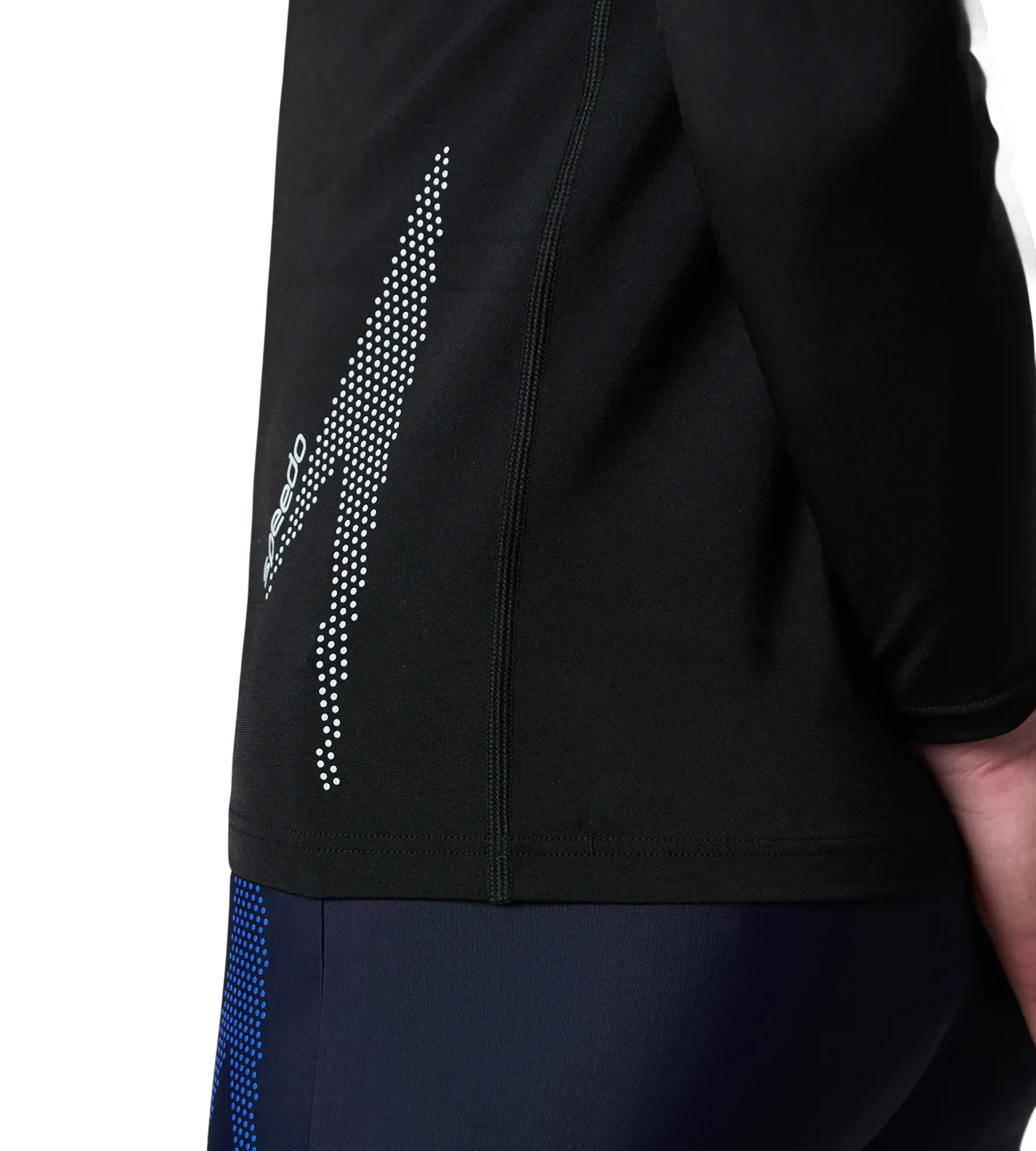Men's Endurance+ Long Sleeve Performance Suntop - Black & Evening Grey - Image 9