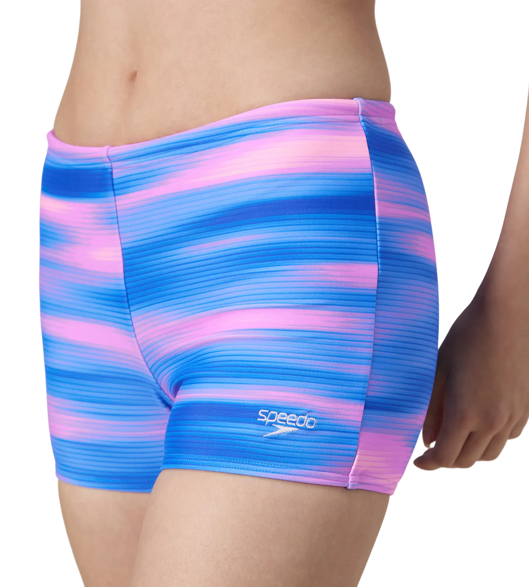 Women's Endurance10 Printed Racerback Bikini Set - Deep Saffire & Neon Violet - Image 9