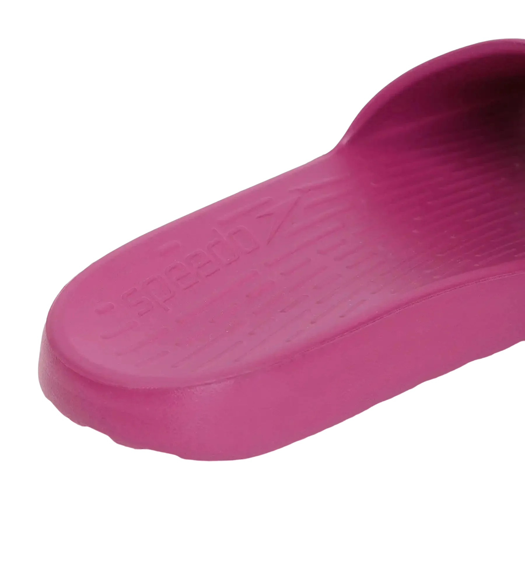Women's Single Colour Slides - Berry & White - Image 7