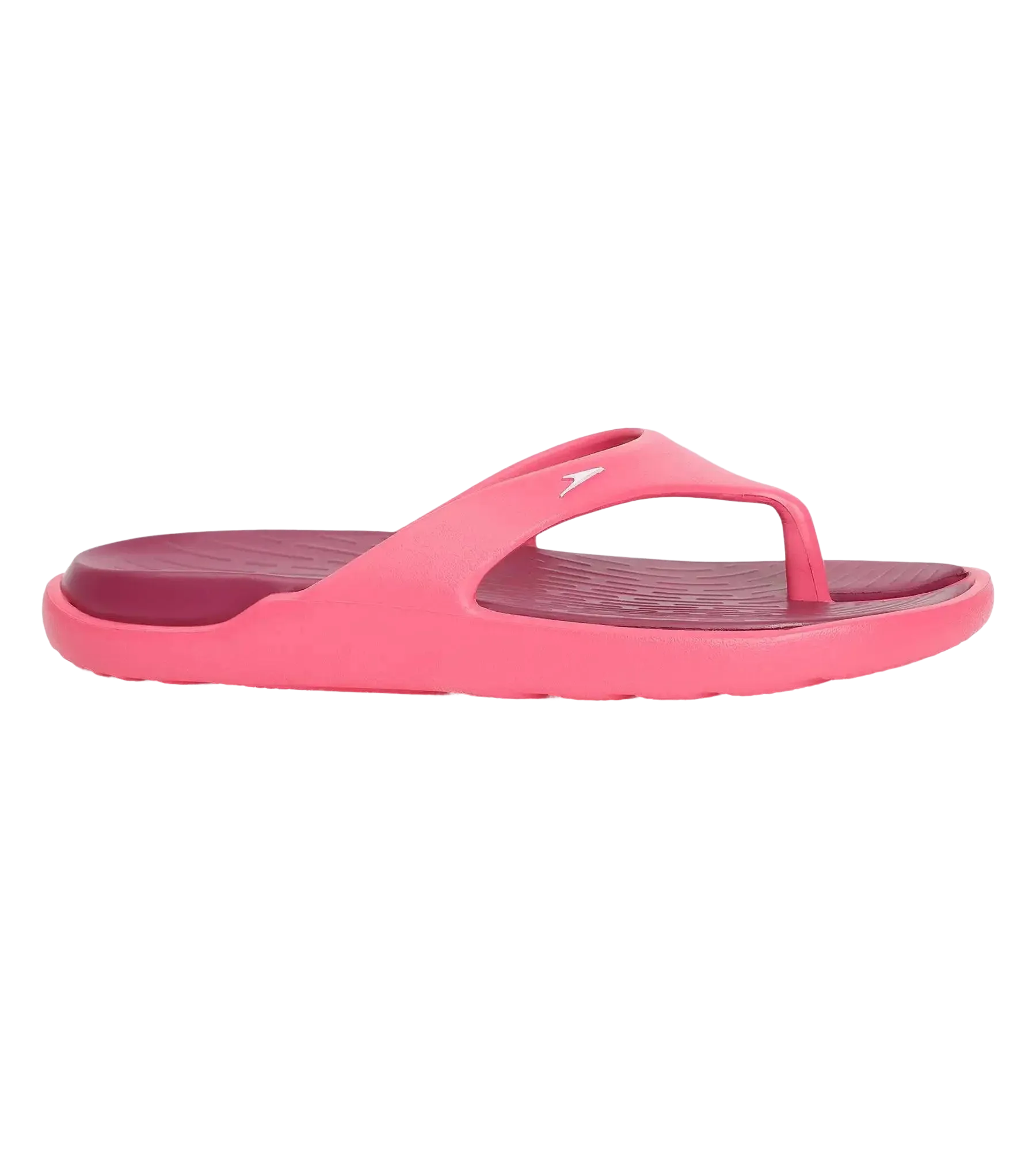 Women's Dual Colour Flip Flops - Deep Plum & Cinder Rose - Image 3