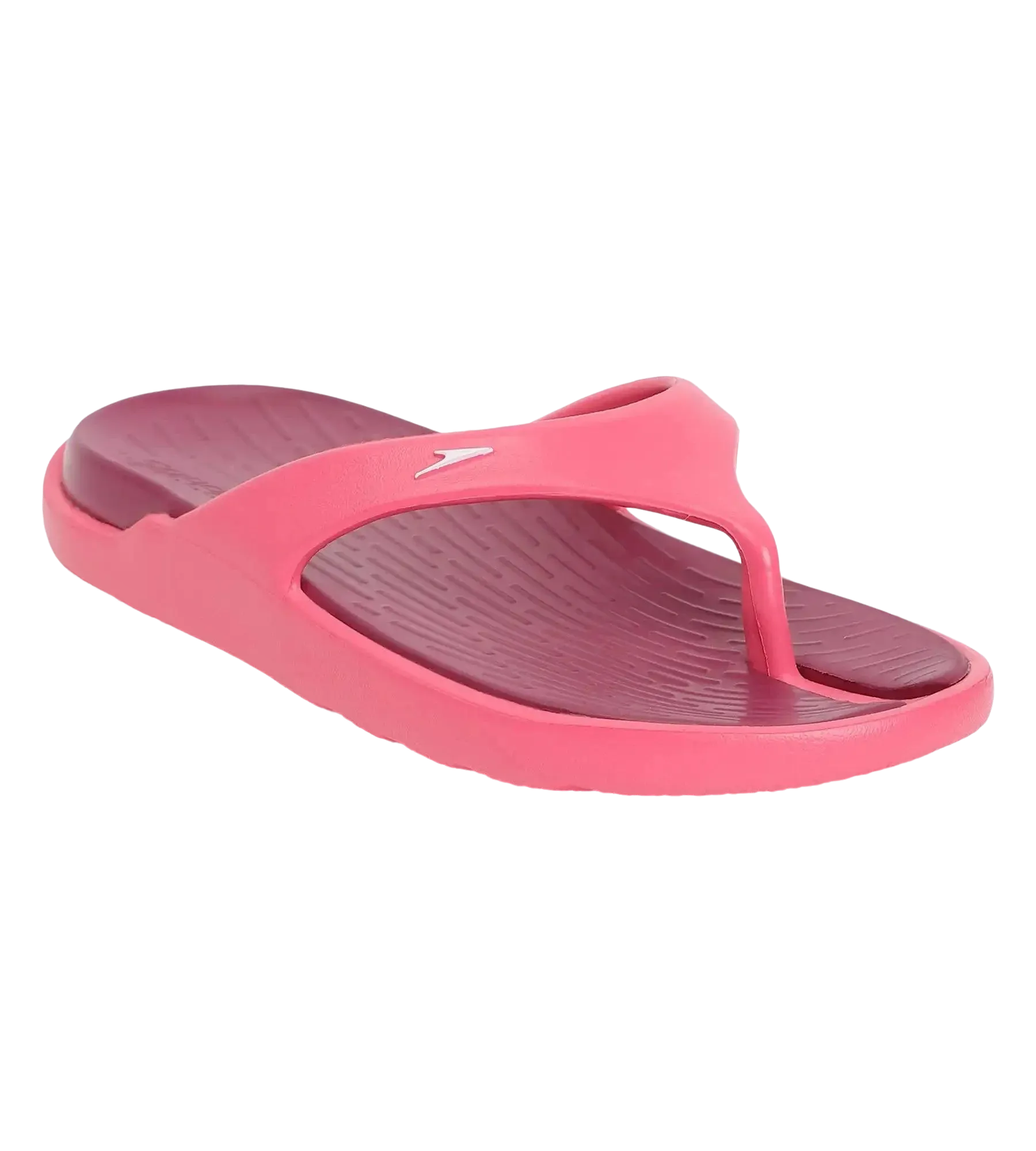 Women's Dual Colour Flip Flops - Deep Plum & Cinder Rose - Image 4