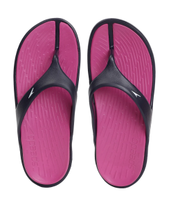 Women's Dual Colour Flip Flops - Berry & True Navy