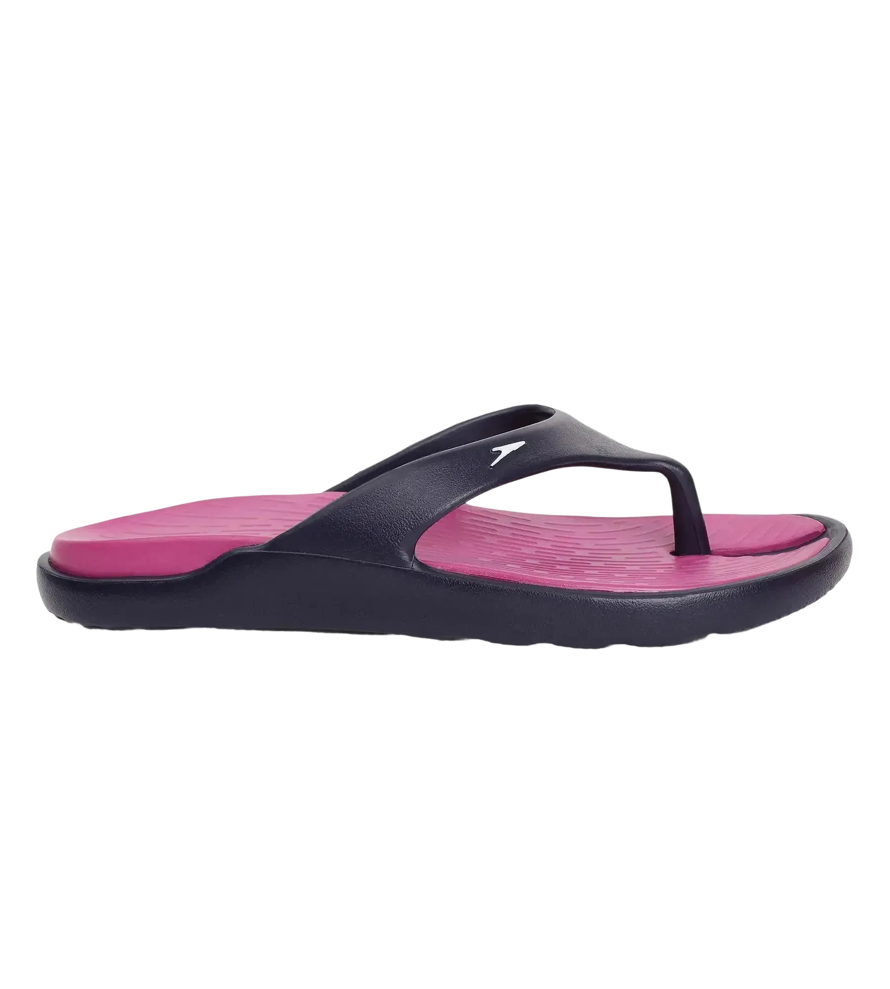 Women's Dual Colour Flip Flops - Berry & True Navy - Image 3