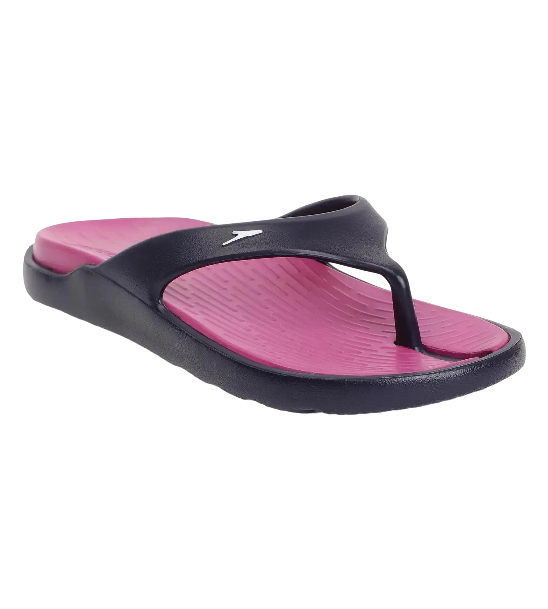 Women's Dual Colour Flip Flops - Berry & True Navy - Image 4