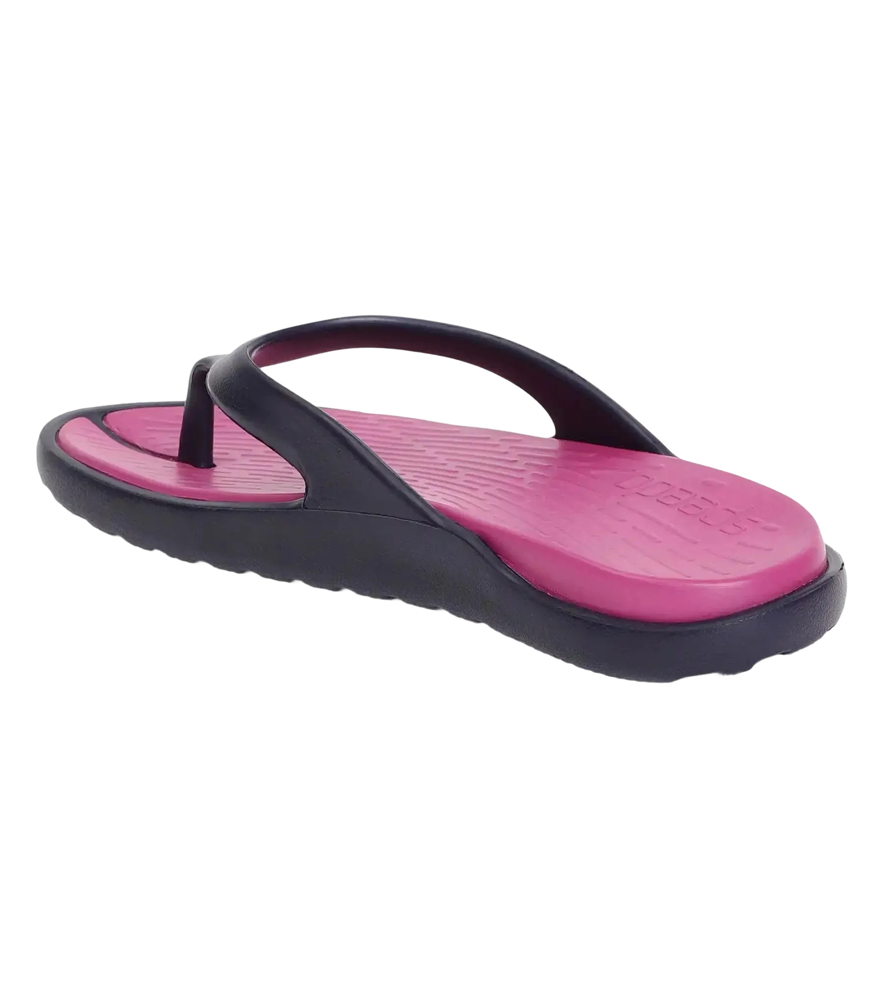 Women's Dual Colour Flip Flops - Berry & True Navy - Image 5
