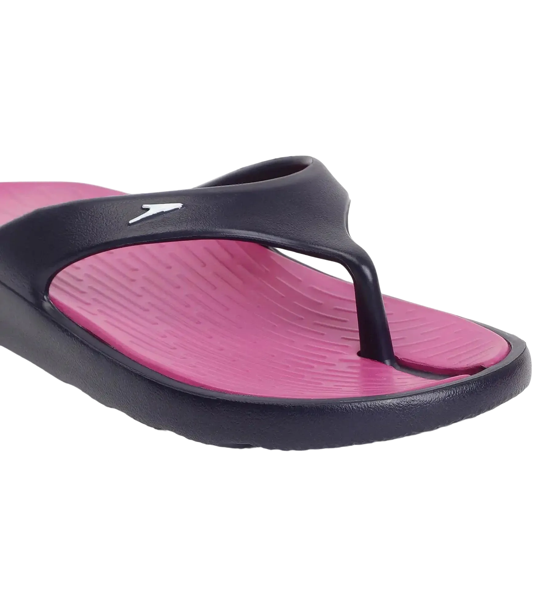 Women's Dual Colour Flip Flops - Berry & True Navy - Image 6
