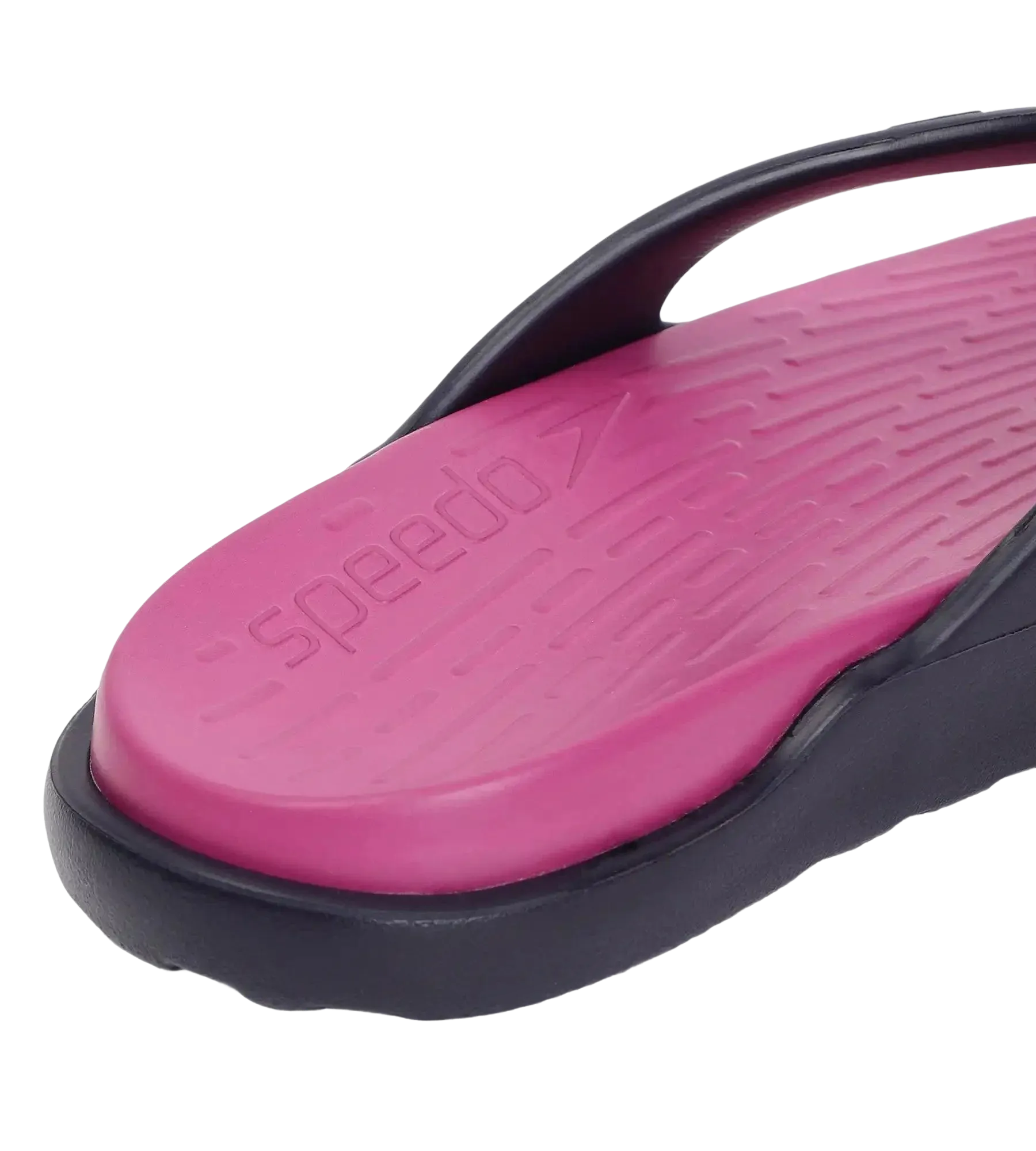 Women's Dual Colour Flip Flops - Berry & True Navy - Image 7