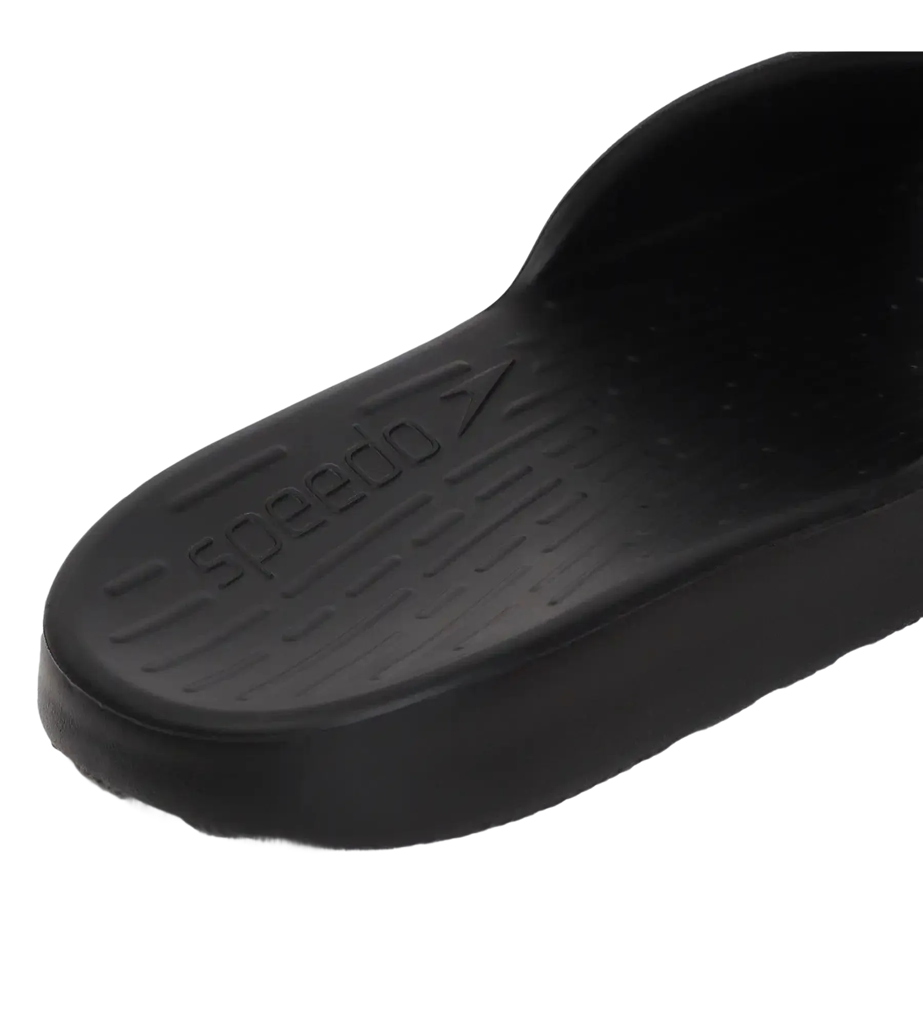 Unisex Junior's Single Colour Slides For Boys and Girls - Black & Atomic Lime - Image 7