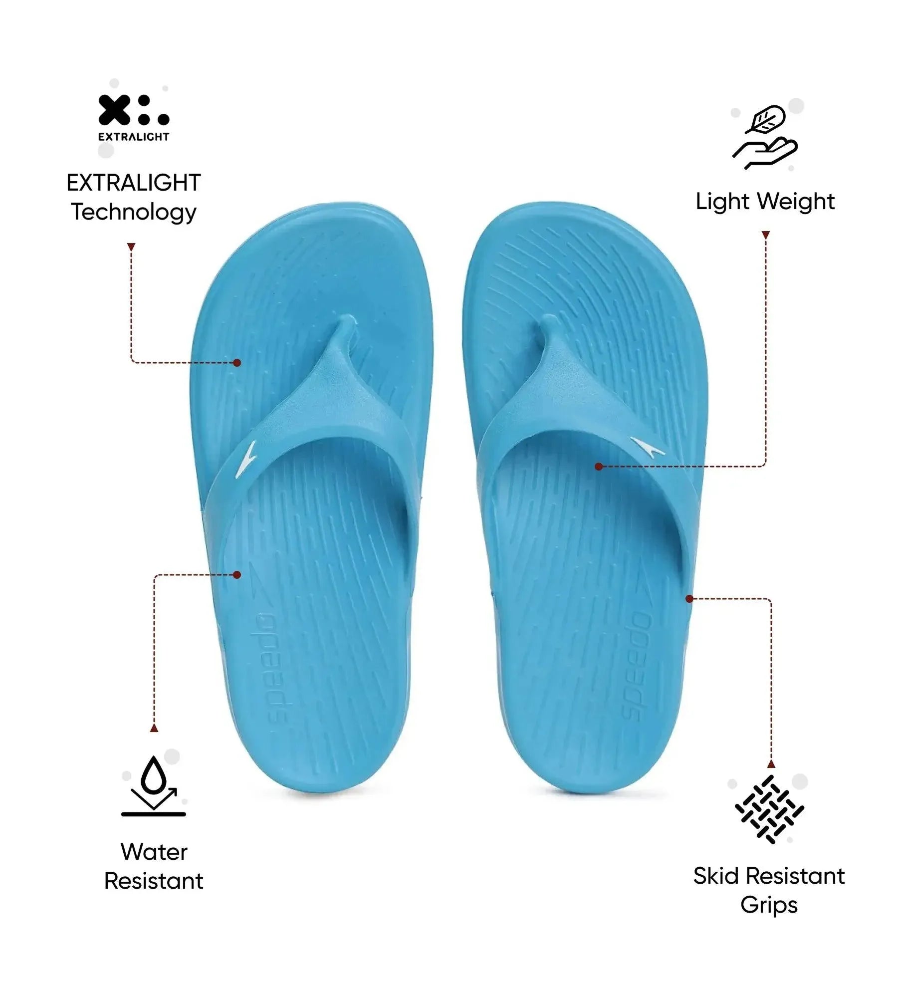 Unisex Junior's Single Colour Flip Flops For Boys and Girls - Bolt & White - Image 2