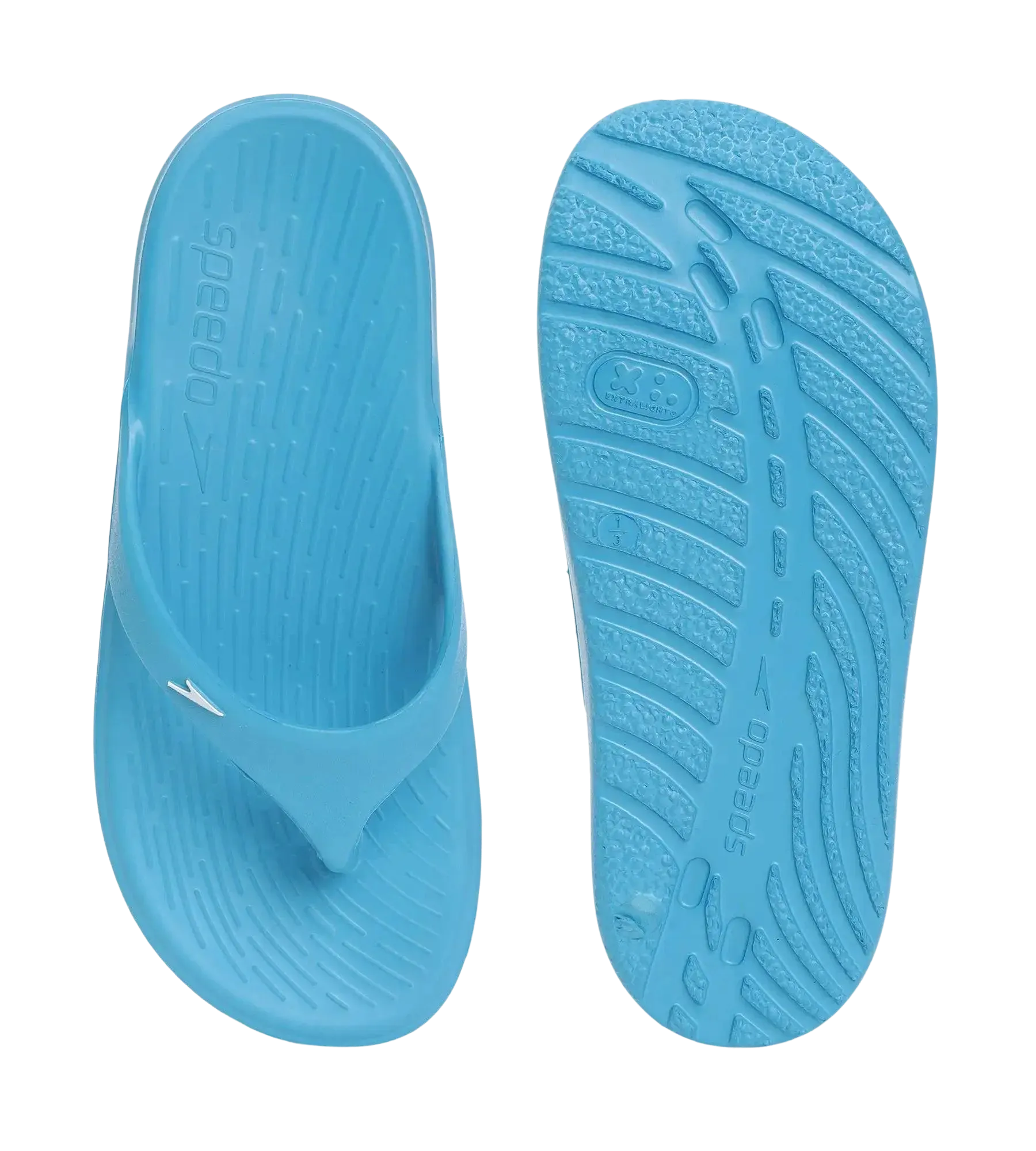 Unisex Junior's Single Colour Flip Flops For Boys and Girls - Bolt & White - Image 8