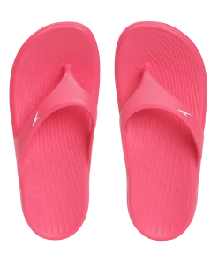 Unisex Junior's Single Colour Flip Flops For Boys and Girls - Raspberry Fill & White
