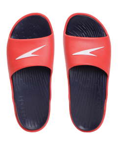Men's Dual Colour Slides - True Navy & Fed Red