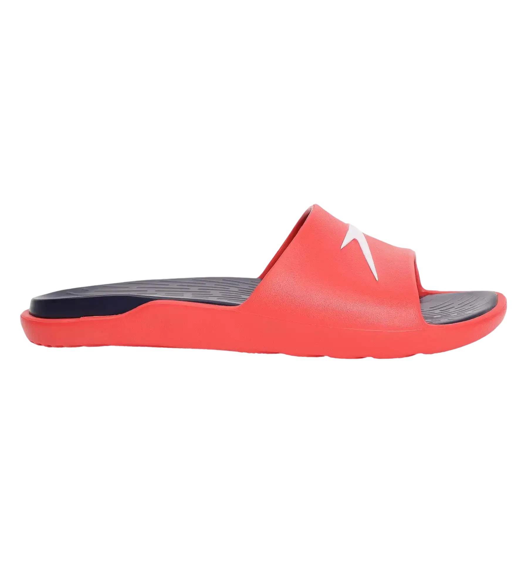 Men's Dual Colour Slides - True Navy & Fed Red - Image 3