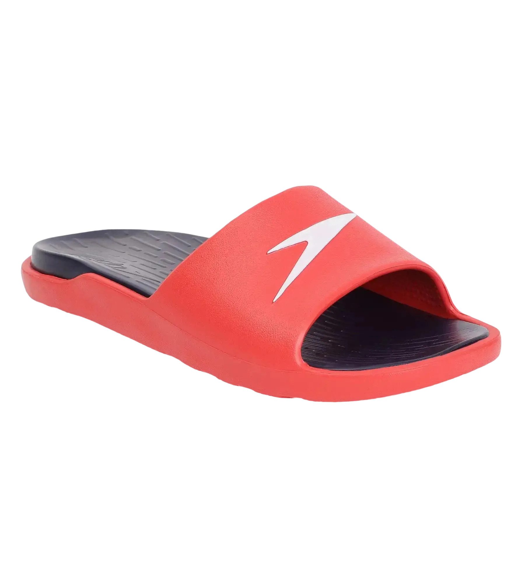 Men's Dual Colour Slides - True Navy & Fed Red - Image 4