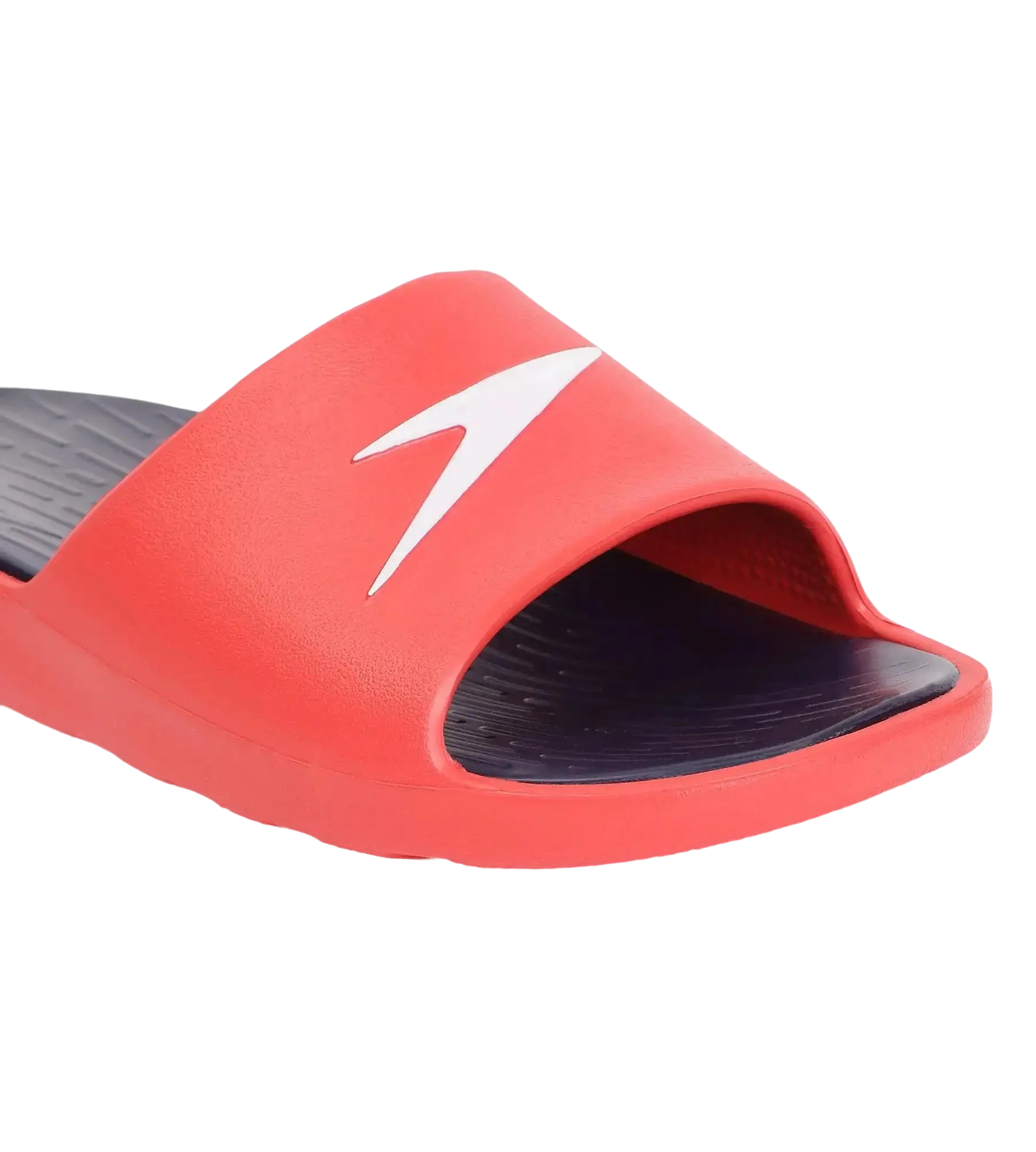 Men's Dual Colour Slides - True Navy & Fed Red - Image 6
