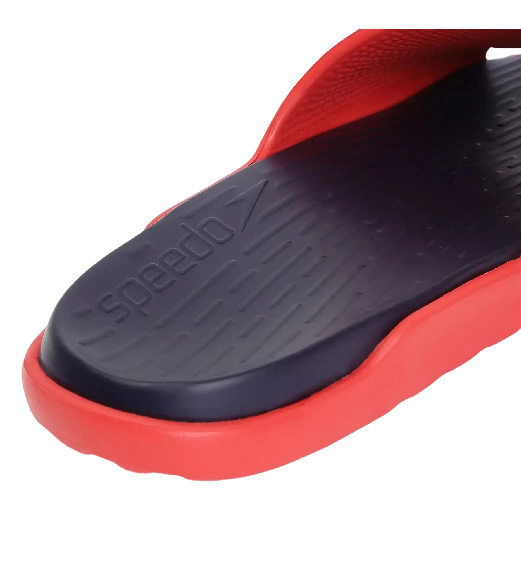 Men's Dual Colour Slides - True Navy & Fed Red - Image 7