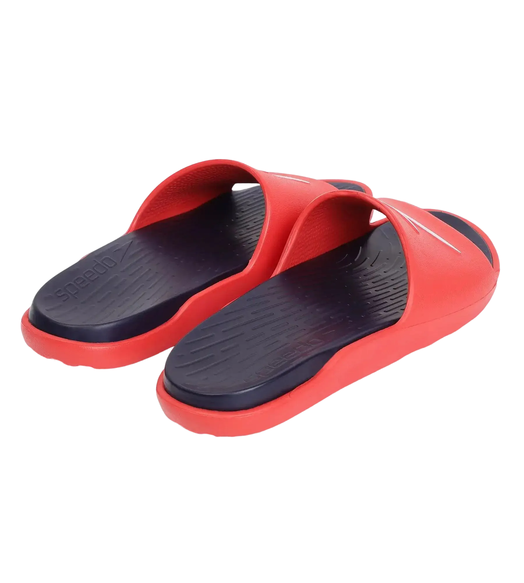 Men's Dual Colour Slides - True Navy & Fed Red - Image 9