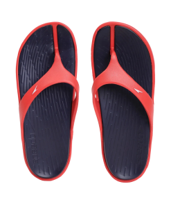 Men's Dual Colour Flip Flops - True Navy & Fed Red