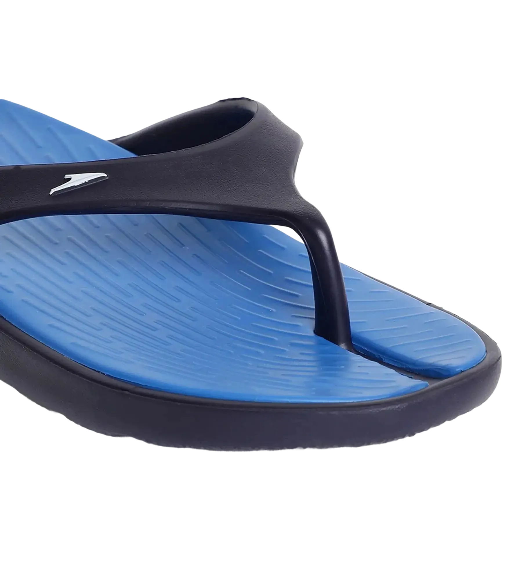 Men's Dual Colour Flip Flops - Blue Flame & True Navy - Image 6