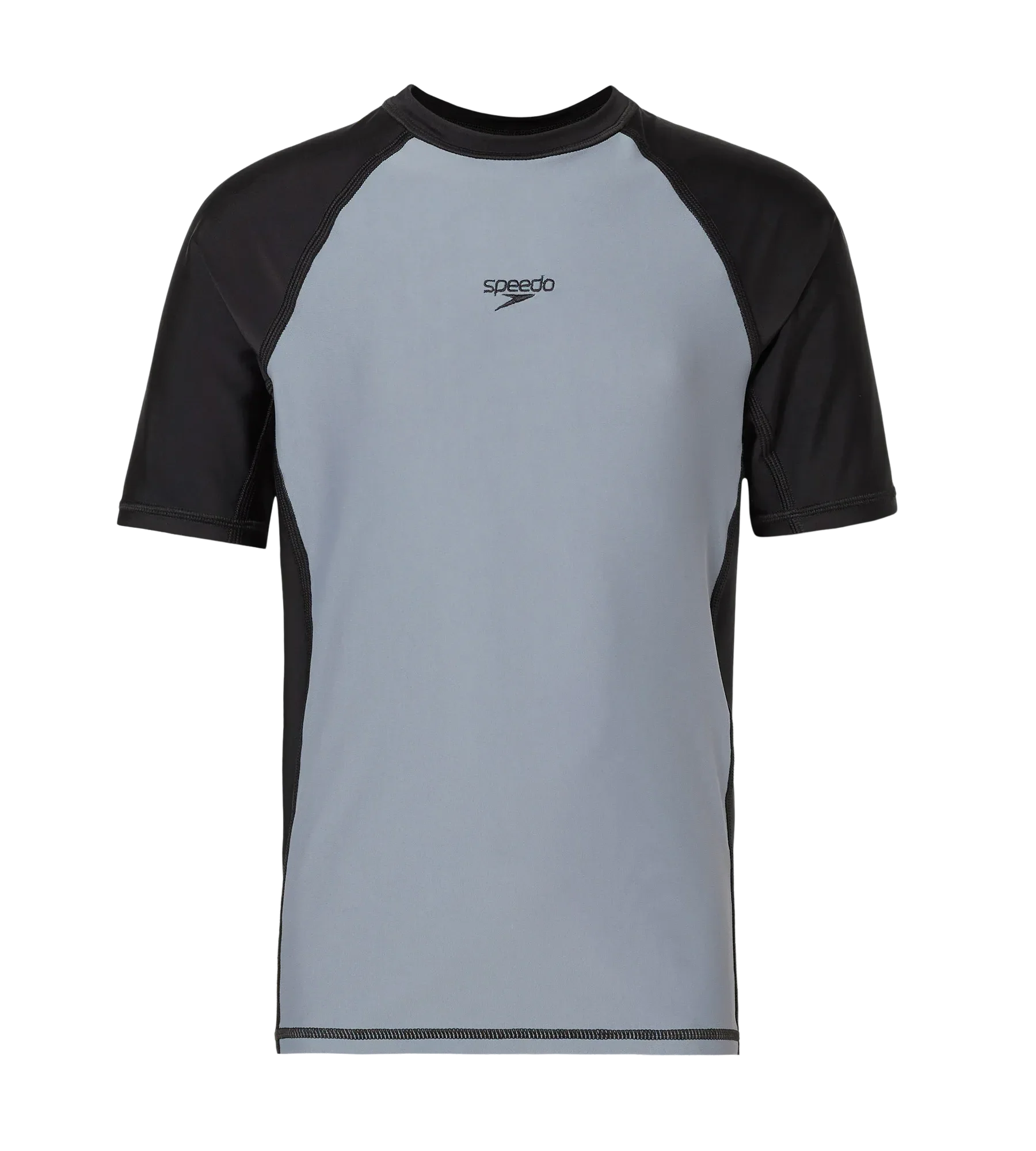 Boy's Enduraflex Short Sleeve Suntop - Coin Grey & Black - Image 9
