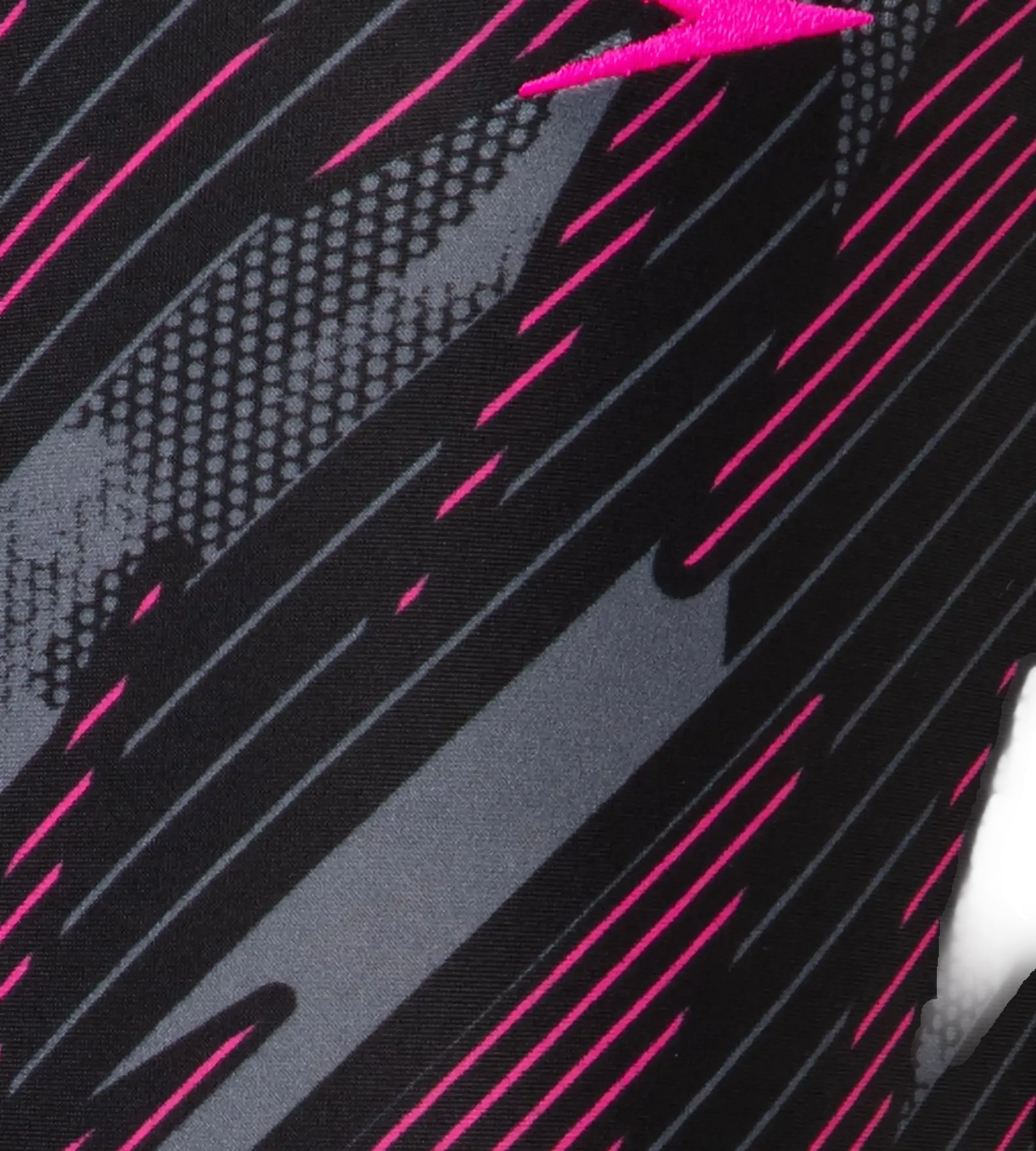 Women's Endurance 10 Hyperboom Contrast Swim Capri - Black & Electric Pink - Image 12