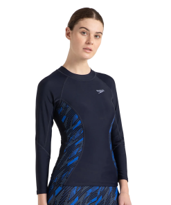 Women's Endurance 10 Hyperboom Splice Suntop - True Navy & True cobalt