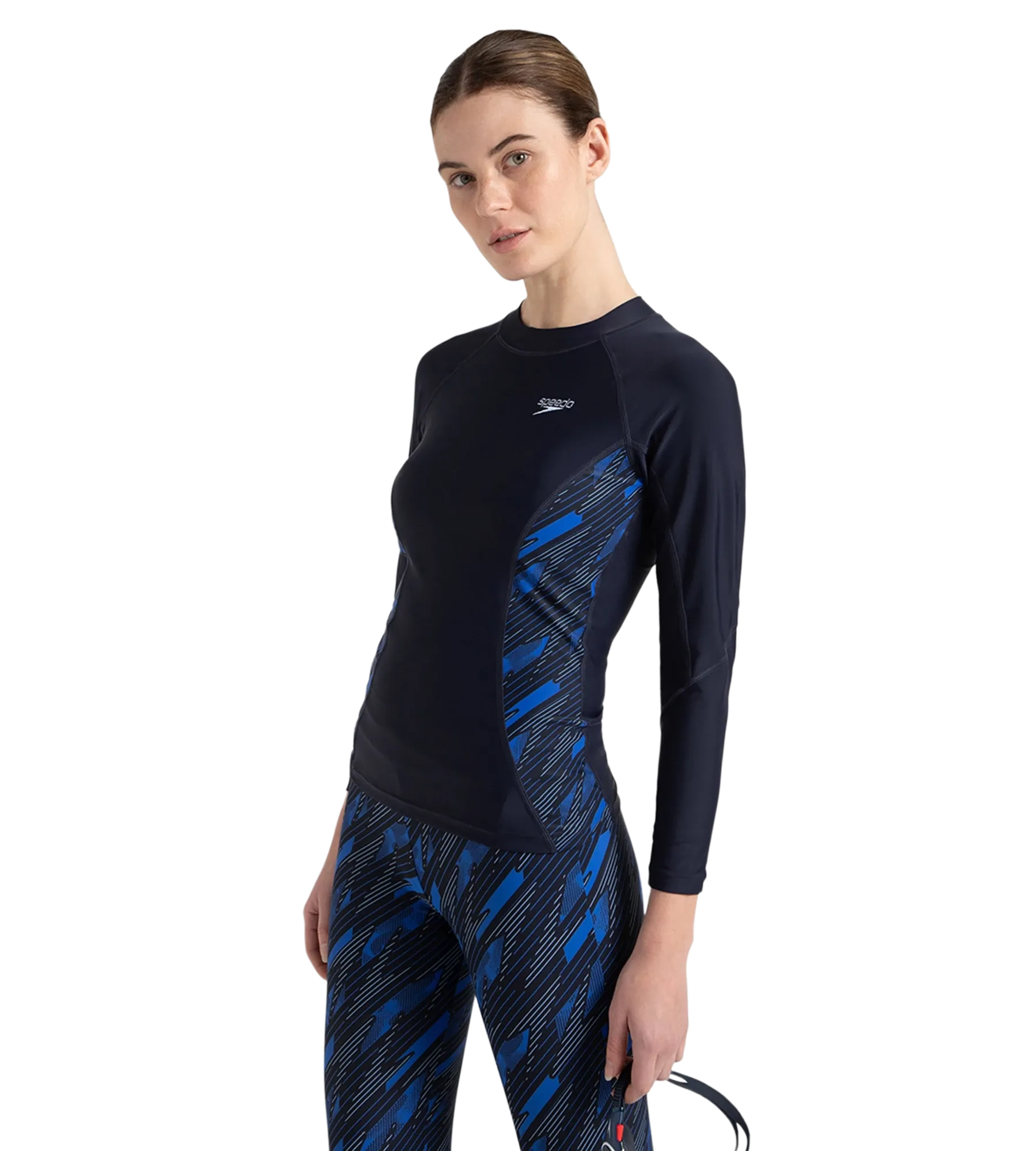 Women's Endurance 10 Hyperboom Splice Suntop - True Navy & True cobalt - Image 8
