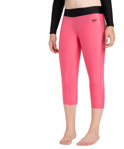 Girl's Recycled Endura Brite Active Capri - Fadango Pink & Black