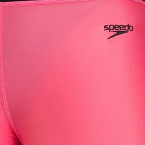 Girl's Recycled Endura Brite Active Capri - Fadango Pink & Black - Image 10