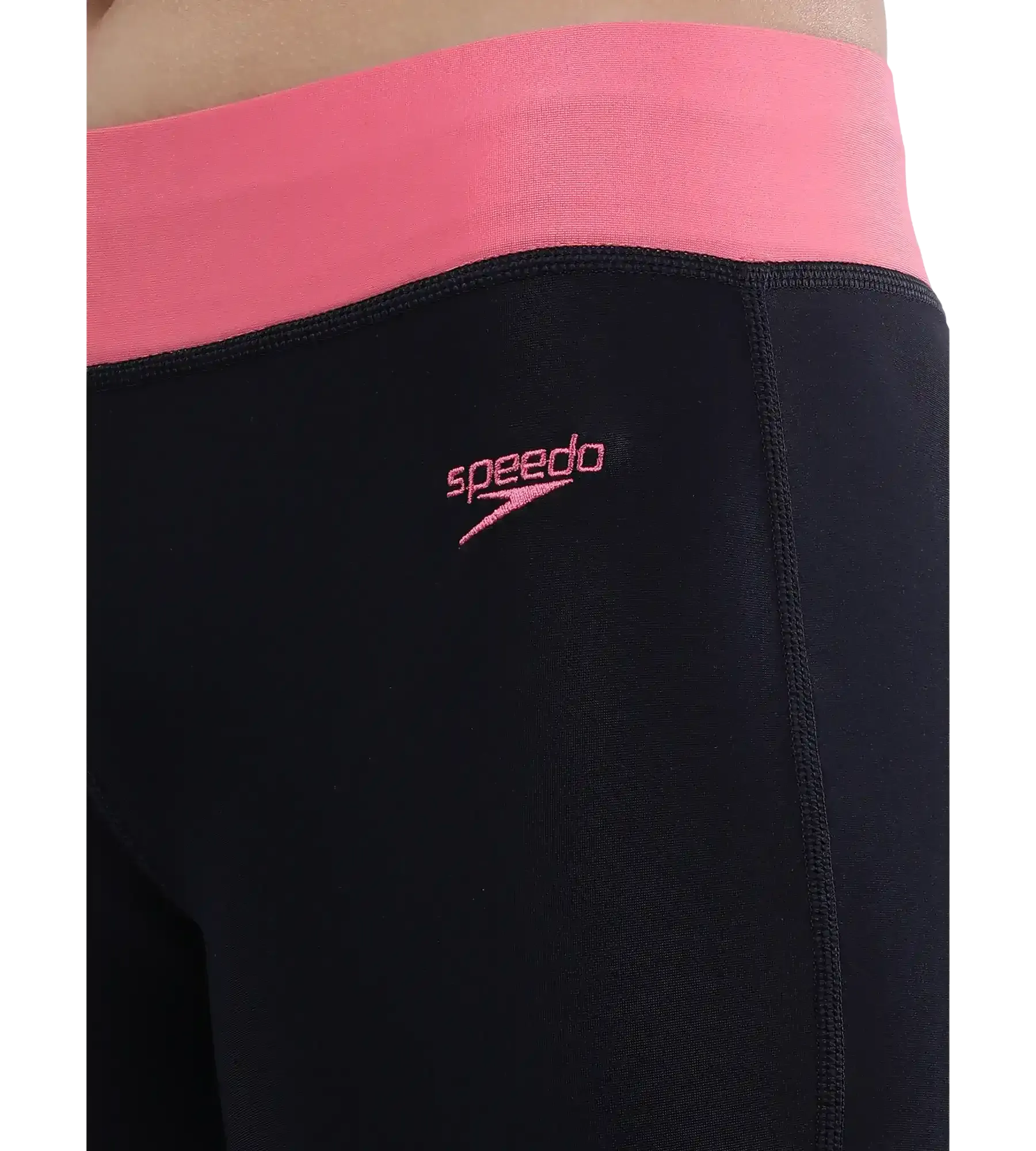 Girl's Endurance 10 Active Capri - True Navy & Fadango Pink - Image 7