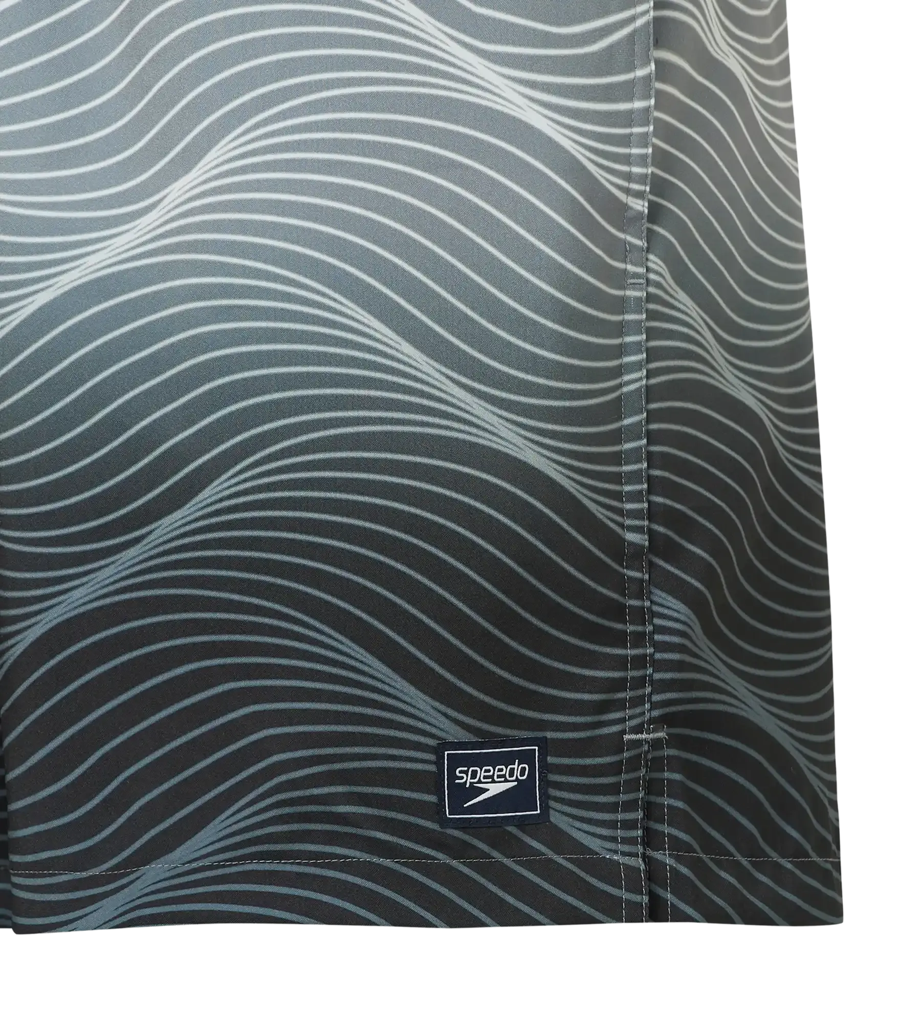 Men's 4 Way Comfort Stretch Essential Printed Watershorts With Side Pockets - Antracite & Coin Grey - Image 5