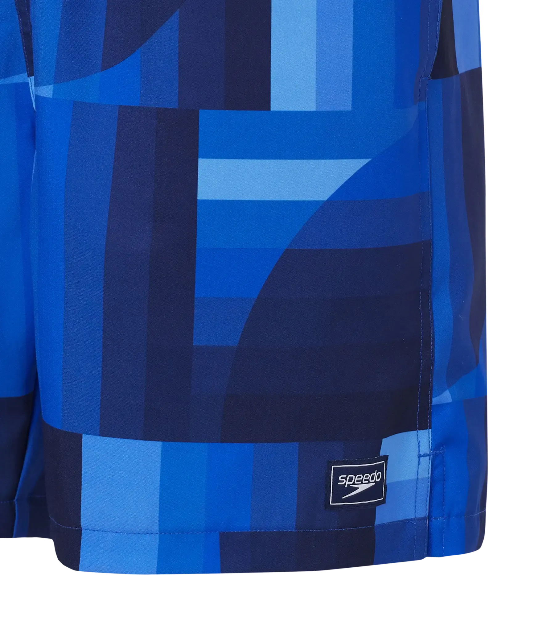 Men's 4 Way Comfort Stretch Essential Printed Watershorts With Side Pockets - Periwinkle Blue - Image 4