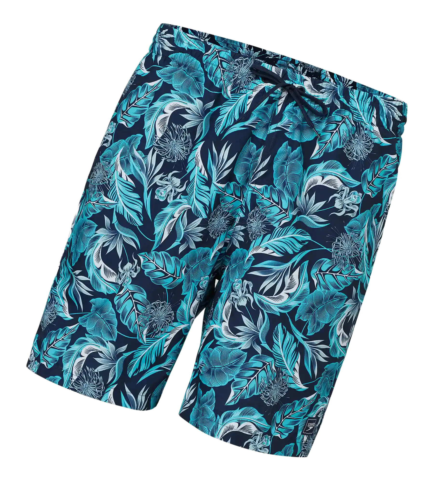 Men's 100% Polyester Essential Printed Watershorts With Side Pockets - Navy. Aquasplash & Sky - Image 2