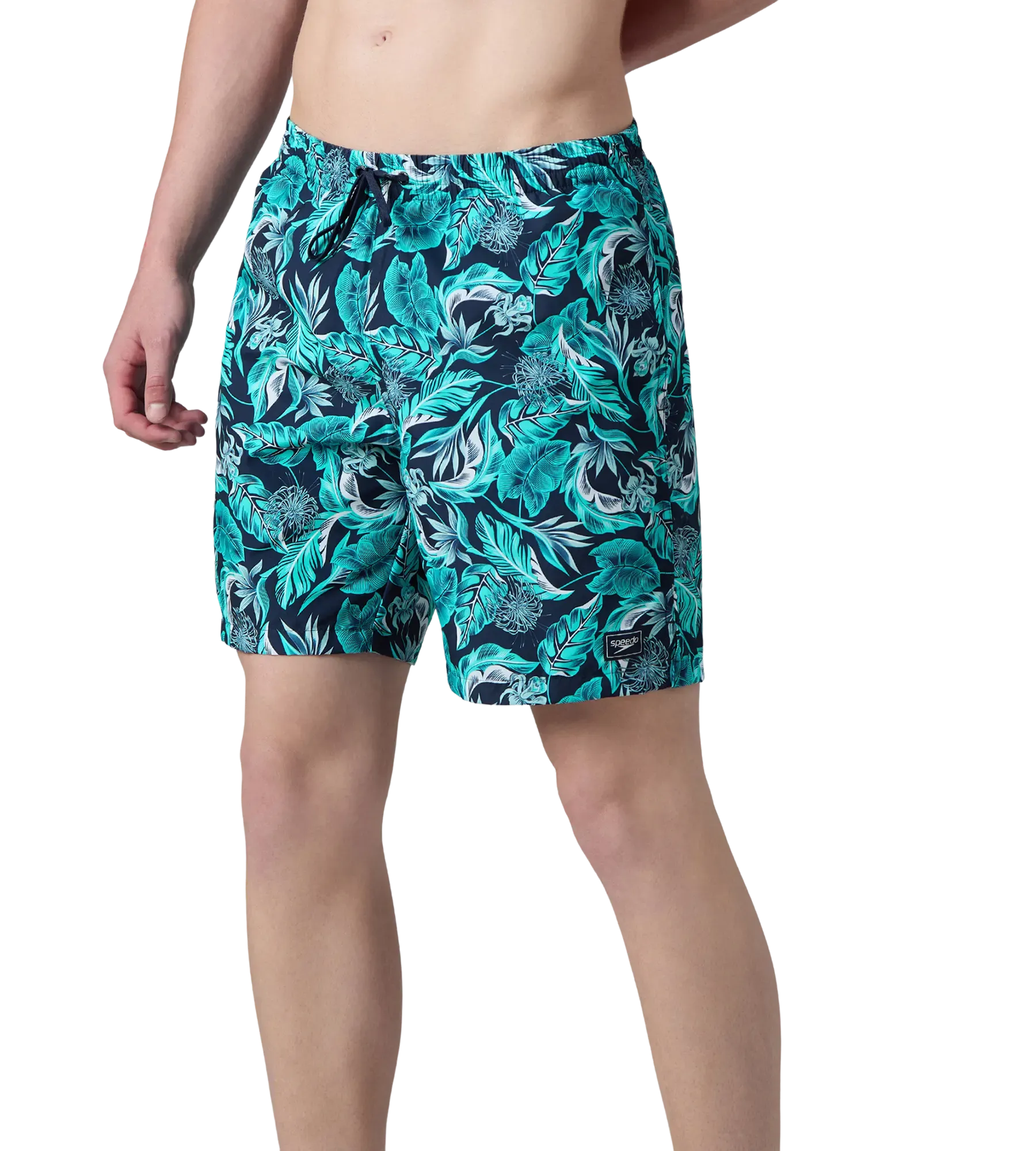 Men's 100% Polyester Essential Printed Watershorts With Side Pockets - Navy. Aquasplash & Sky - Image 4