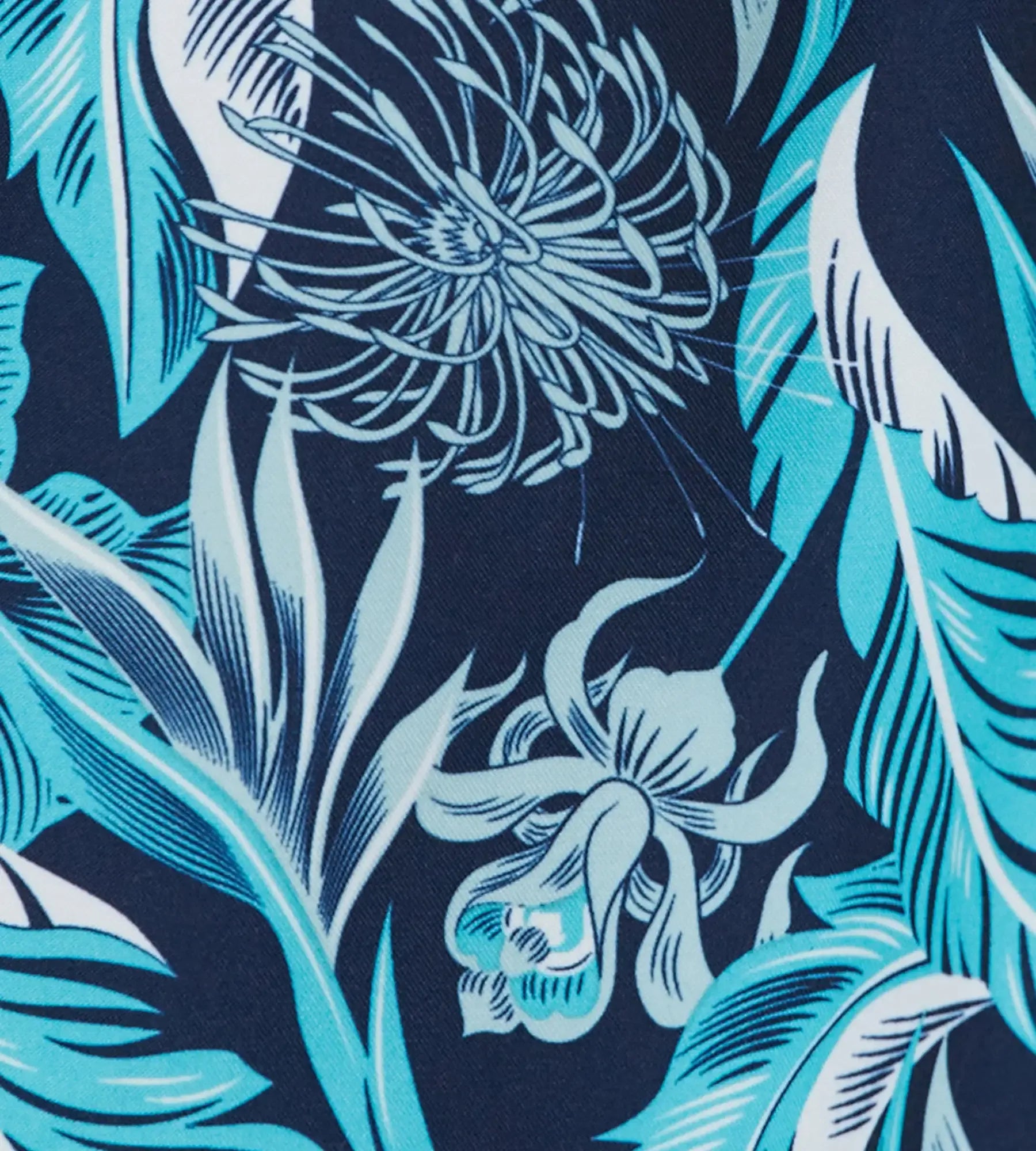 Men's 100% Polyester Essential Printed Watershorts With Side Pockets - Navy. Aquasplash & Sky - Image 11