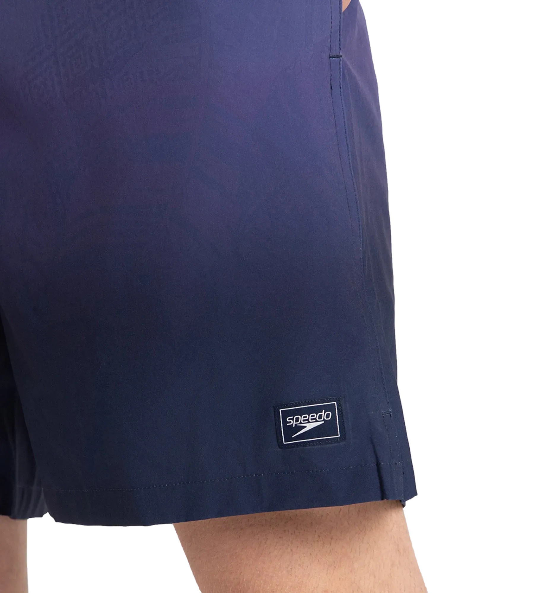 Men's 4 Way Flex Essential Printed Watershorts With Side Pockets - Peacoat. Hapuna Blue & Picton Blue - Image 10