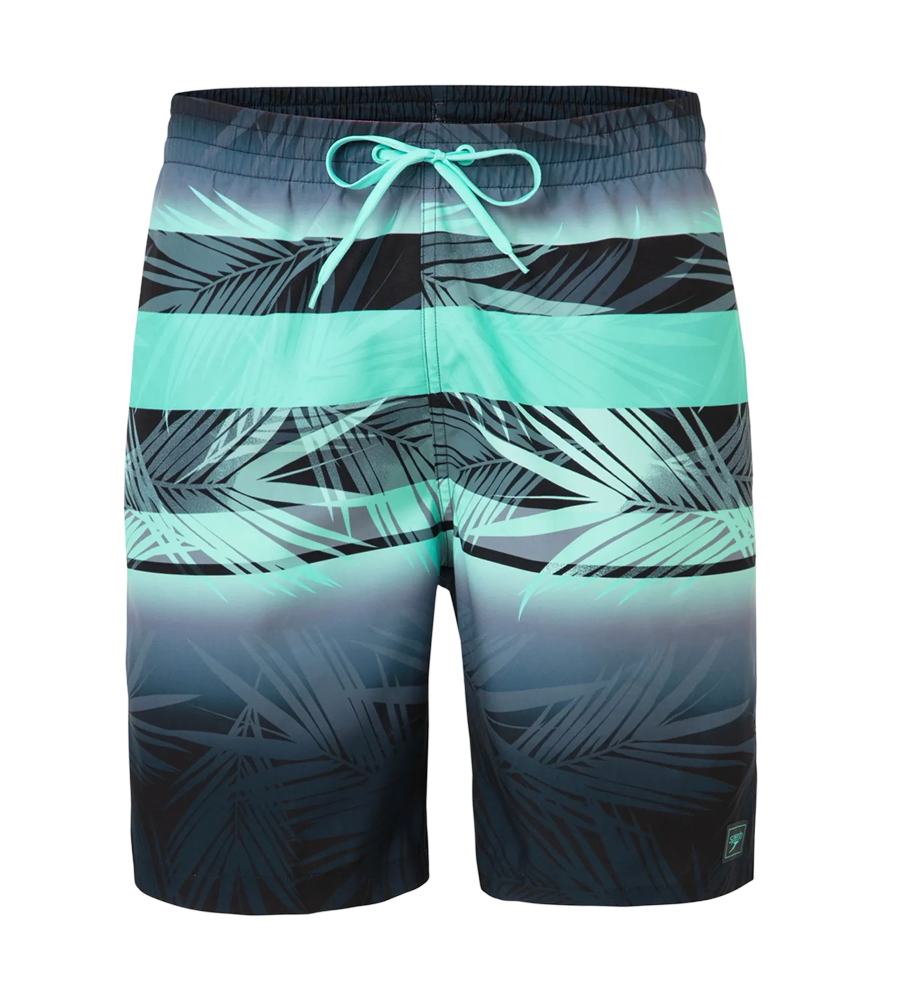 Men's 4 Way Comfort Stretch Essential Printed Watershorts With Side Pockets - Antracite & Arctic Glass - Image 11