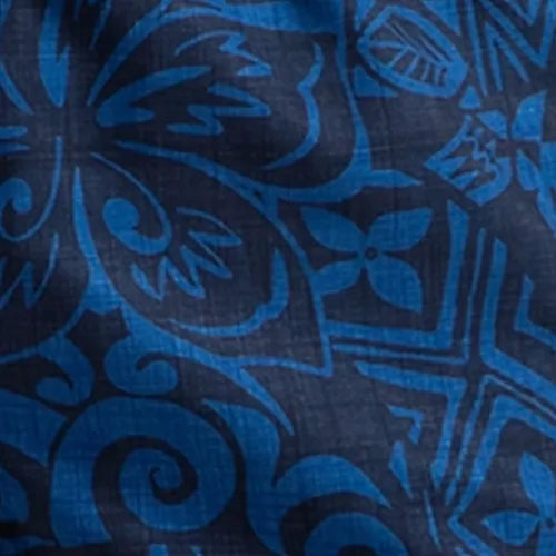 Men's 4 Way Flex Essential Printed Watershorts With Side Pockets - Peacoat & Turkish Sea - Image 12