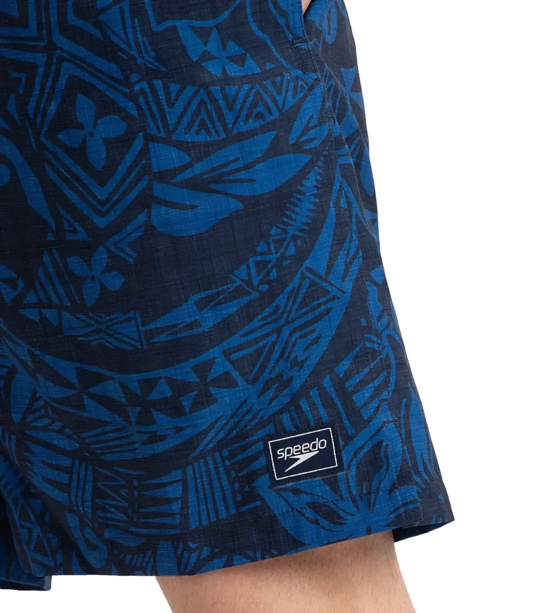 Men's 4 Way Flex Essential Printed Watershorts With Side Pockets - Peacoat & Turkish Sea - Image 10